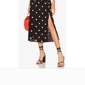 Free People skirt polka-dot French girl